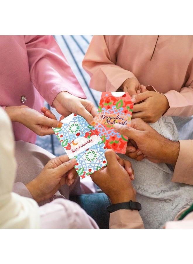 4 PCS Eid Mubarak Money Envelopes, Holiday Celebrations Envelopes, Islamic Money Holders for Ramadan Eids Mubarak Birthday Wedding Baby Shower Anniversary - Image 5